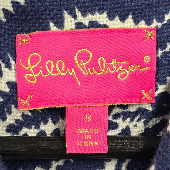 Lilly Pulitzer Blazer Womens 8 Blue Beauford Show Your Stripes Zebra Office‎ - Picture 6 of 13